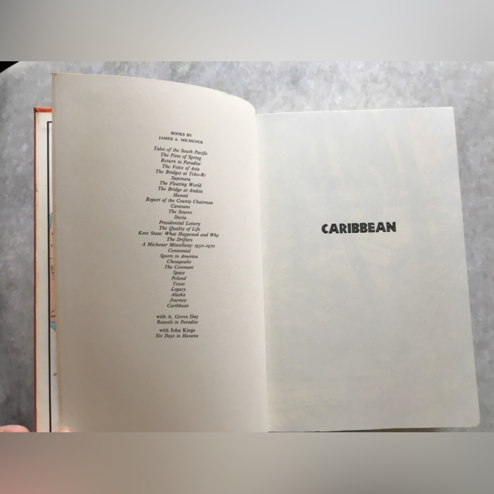 Caribbean Vintage Book | James A. Michener | Random House - Picture 3 of 16